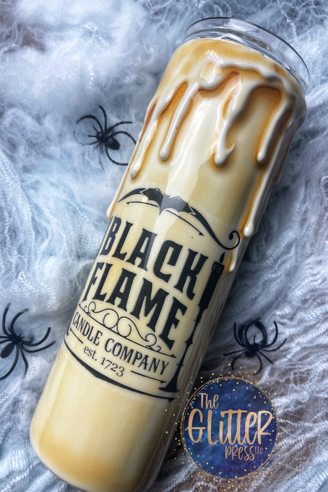 Black Flame Candle Tumbler